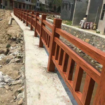 江西仿木護(hù)欄生產(chǎn)廠家，景觀護(hù)欄廠家，景觀小品生產(chǎn)安裝