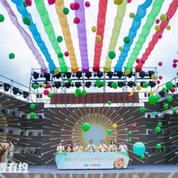 南陽(yáng)剪彩儀式小蠻腰剪彩柱 飛天彩虹大型活動(dòng)啟動(dòng)道具