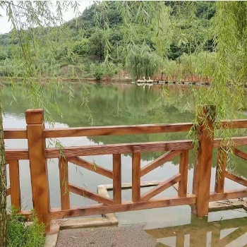 廣西仿木欄桿咨詢價位 廣西仿木梯形欄桿安裝咨詢藝高景觀廠家