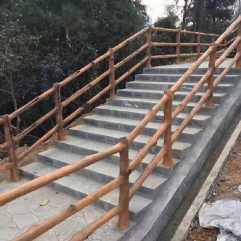廣西水泥仿藤護(hù)欄 3D款型仿樹藤欄桿庭院景區(qū)河道建設(shè)