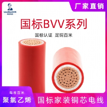 國(guó)標(biāo)阻燃ZC-BVV 300/500V聚氯乙烯絕緣.護(hù)套 家裝銅芯 軟電線電纜