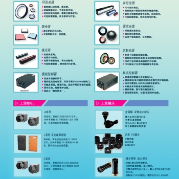 四面可調光源、工業相機、智能視覺檢測