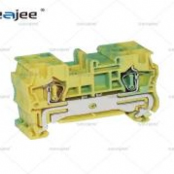 ST2.5-QUATTRO-pe 彈簧接線端子排ST2.5二進(jìn)二出導(dǎo)軌式