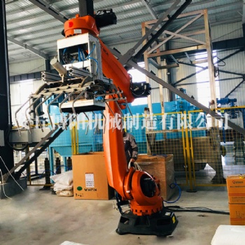 牛奶箱自動包裝碼垛機(jī) 全自動碼垛機(jī)械手簡介