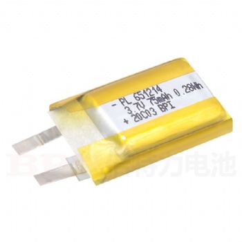 TWS無線電芯藍(lán)牙鋰電池651214-7**h，3.7V