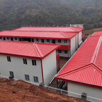 太原迎澤區(qū)臨建工地住人活動(dòng)房巖棉防火彩鋼房