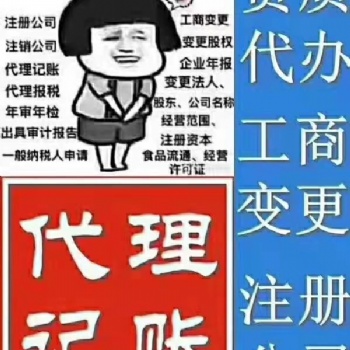 專業(yè)辦理公司代理記賬