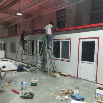 北辰區搭建鋼結構，巖棉彩鋼房制作廠家