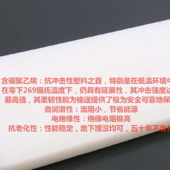 含硼聚乙烯 防伽馬射線 屏蔽輻射 耐化學(xué)腐蝕性 電絕緣 塑料板