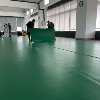 高新區(qū)公安交警支隊羽毛球館PVC運動地板案例