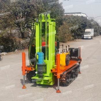 公路注漿履帶式潛孔鉆機 打炮山眼回轉(zhuǎn)式液壓巖石打孔機