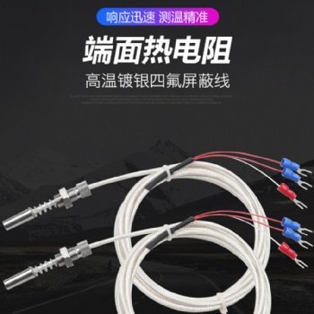 機器配件端面熱電阻-軸瓦測溫探頭-螺紋-高精度-反應(yīng)快華辰康儀器儀表