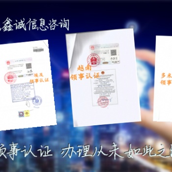 出口埃及合同協議大使館認證