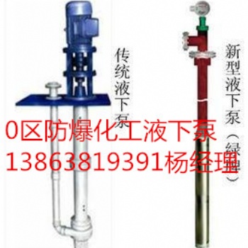 具有BT4等級的防爆液下泵綠牌免維護(hù)不銹鋼化工潛泵