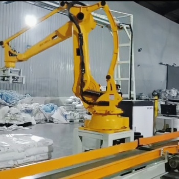 什么是碼垛機器人 工業(yè)碼垛機器人的工作原理：