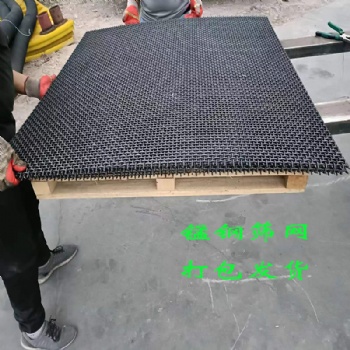 力王供應 65錳鋼篩網(wǎng) MG1848型13毫米孔 軋花編織 漲緊式安裝