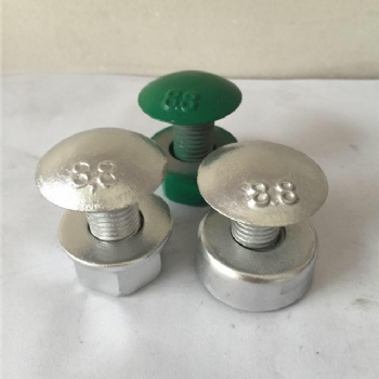 熱鍍鋅護(hù)欄板AB 8.8級碳鋼防盜壓緊螺母螺栓廠家