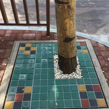 節(jié)約型生態(tài)護樹板 綠地 樹池 樹穴 花壇 護樹板格柵 陜西馳牧綠洲科技有限公司