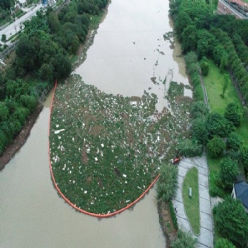 河道水面攔污警示浮筒 PE材質(zhì)組合式塑料浮筒