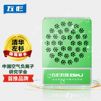 左杉負(fù)離子發(fā)生器負(fù)氧離子生成機(jī)小粒徑生態(tài)級(jí)氧吧家用空氣凈化器