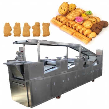 酥性餅干成型機(jī) 小型餅干機(jī)械 全自動(dòng)餅干設(shè)備休閑食品膨化機(jī)機(jī)器